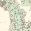 Vintage Map of Mahón, Spain 1878
