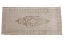 4.5x9.5 Vintage Distressed Oushak Rug Runner