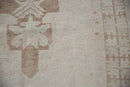 4.5x9.5 Vintage Distressed Oushak Rug Runner