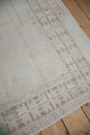 4.5x9.5 Vintage Distressed Oushak Rug Runner
