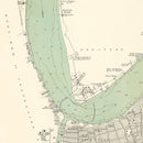 Vintage Map of Shanghai, China 1880