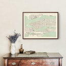 Vintage Map of New York, New York 1886