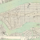 Vintage Map of New York, New York 1886