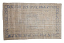 6x9.5 Vintage Distressed Oushak Carpet