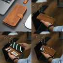 Casper Leather iPhone 15 Pro Wallet Case | Detachable MagSafe Compatible RFID Protection