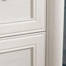 Two Drawer File Cabinet In Glacier Oak With Interlocking Drawers