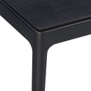 Mingle 55 Inch Modern Rectangular Dinner Table Burnt Black