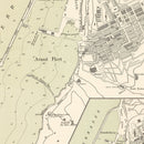 Vintage Map of Skikda, Algeria 1886