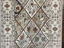 Pak Persiann Runner Rug 2.7 x 12, Handmade Wool Vintage Hallway Rug, Panel Design