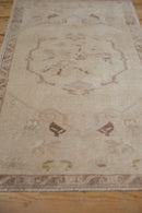 1.5x3 Vintage Distressed Oushak Rug Mat