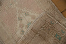 1.5x3.5 Vintage Distressed Oushak Rug Mat Runner