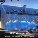 Smart Curtain Lights, Indoor & Outdoor RGB String Lights, Support DIY Pattern