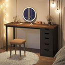Industrial Rustic Brown Forty Seven Inch Computer Desk Storage