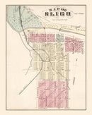 Vintage Map of Sligo, Pennsylvania 1877