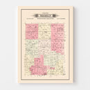 Vintage Map of Sheridan Township, Jasper County, Missouri 1895