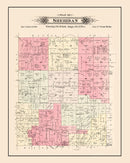 Vintage Map of Sheridan Township, Jasper County, Missouri 1895