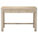 Solano 2-drawer Makeup Table Vanity Desk Weathered Mango