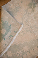1.5x4 Vintage Distressed Oushak Rug Mat Runner