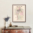 Vintage Map of Joplin Township, Jasper County, Missouri 1895