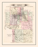 Vintage Map of Joplin Township, Jasper County, Missouri 1895