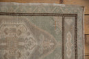 2x3 Vintage Distressed Oushak Rug Mat