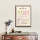 Vintage Map of Duval Township, Jasper County, Missouri 1895
