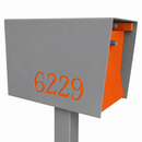 UptownBox-2.0 in TEXTURED GRAY METALLIC - Modern Mailbox