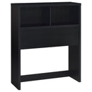 Westpark 49-inch Twin Bookcase Headboard Black