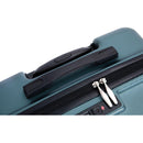 Expandable 3 Piece Luggage Sets PC Lightweight & Durable Suitcase with Two Hooks, Spinner Wheels, TSA Lock, (21/25/29) Dark Green