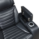 Ephron - Power Motion Recliner With Power Headrest & LED - Black