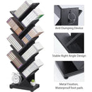 8 Tier Tree Bookshelf Natural Wood Finish Bookcase