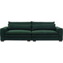 104.72" Mid-Century Sofa Couch Modern Upholstered Couch for Livingroom,Bedroom, Apartment, Home Office GREEN