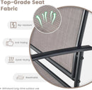 4 Piece Patio Glider Set With Gliding Loveseat Glass Table
