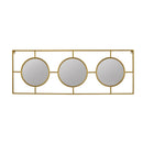 3 Mirror Piece Wall Mirror InRectangular Frame, Home Wall Decor For Bedroom Living Room