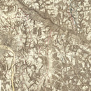 Vintage Map of the Battle of Richmond, 1869