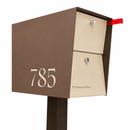 UpTown Box Locking Package Dropbox  in COCONUT - Modern Mailbox
