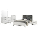 Sonora 5-piece Queen Bedroom Set White