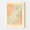 Vintage Map of Excelsior Geyser Basin 1904