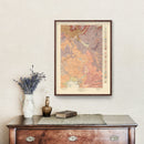 Vintage Map of Canyon Sheet 1904