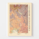 Vintage Map of Canyon Sheet 1904