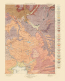 Vintage Map of Canyon Sheet 1904