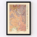 Vintage Map of Canyon Sheet 1904