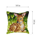 Cushion cross stitch kit "Roe deer" 9566