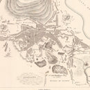 Vintage Map of Cerro de Pasco, Peru 1865