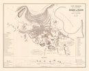 Vintage Map of Cerro de Pasco, Peru 1865