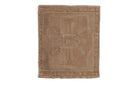 1.5x2 Vintage Distressed Oushak Square Rug Mat