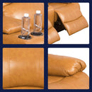 Alpine Ginger Living Room Recliner Set 2 Piece Love Seat