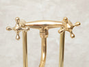 Elegant Brass Kitchen Faucet with Unique Elephant Trunk Spout