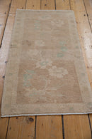 1.5x3.5 Vintage Distressed Oushak Rug Mat Runner