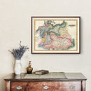 Vintage Map of Germany 1823